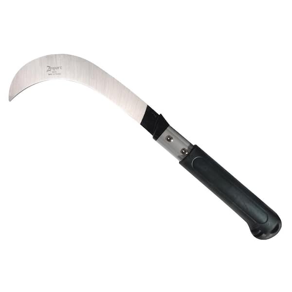 ZENPORT:Zenport 9 in. Carbon Steel Blade with 8.5 in. Aluminum Handle Brush Clearing Sickle (12-Case)
