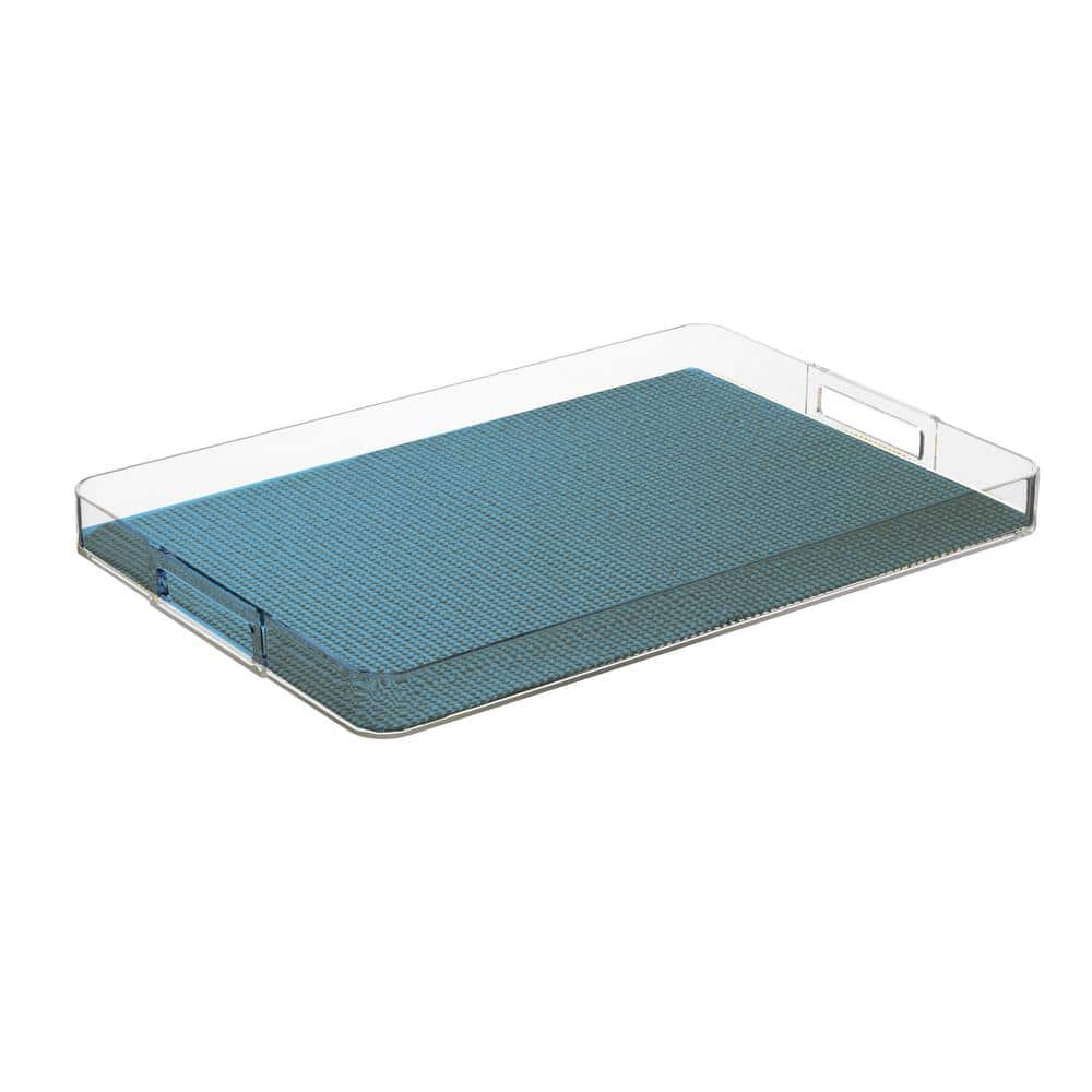 Fishnet Niagara Blue 19 in.W x 1.5 in.H x 13 in.D Rectangular Acrylic Serving Tray price history on PriceWatchPro