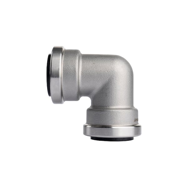 1 in. Stainless Steel Push-to-Connect 90-Degree Elbow Fitting