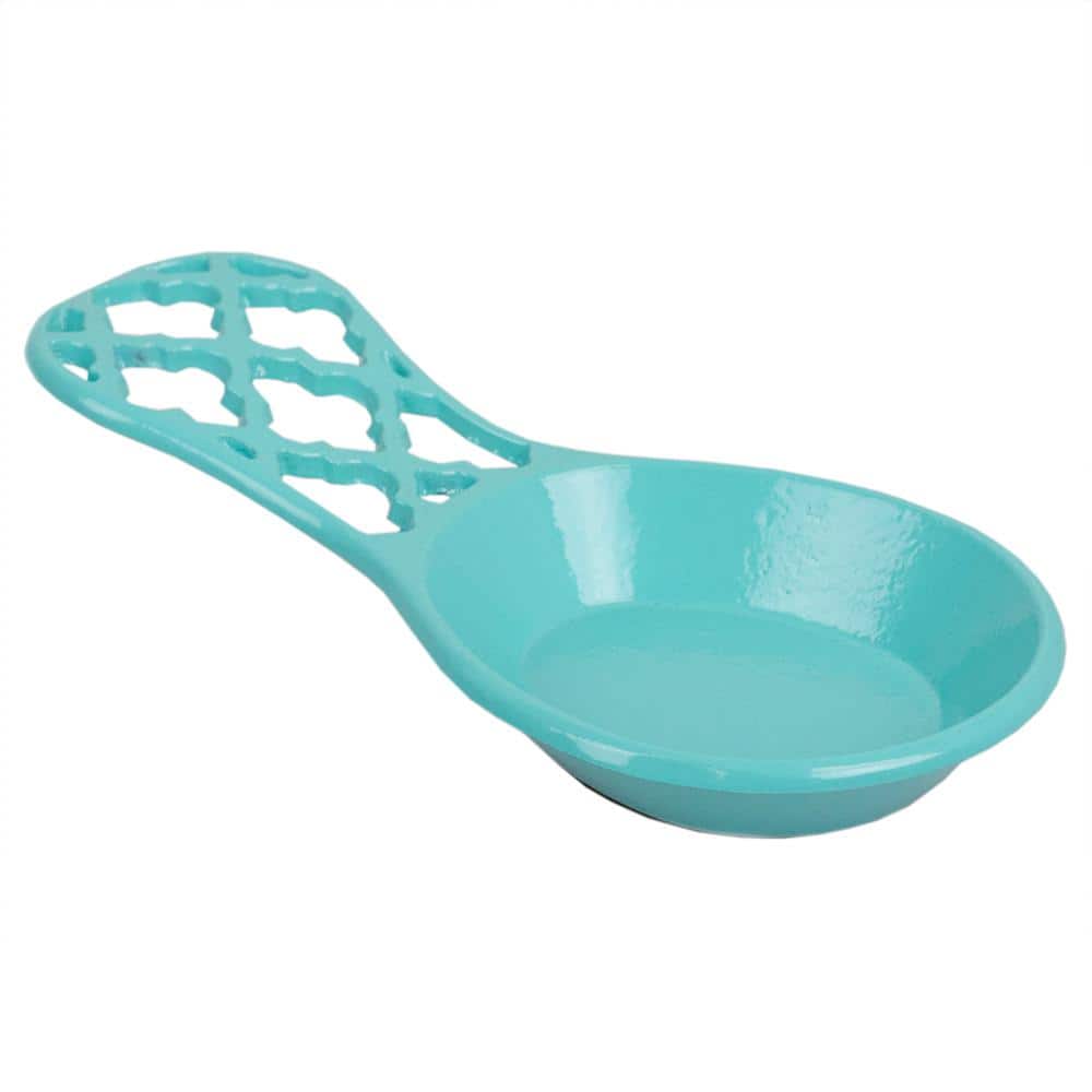 Turquoise Leaf Spoon Rest