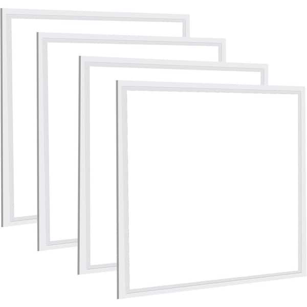 2 ft. x 2 ft. 150-Watt Equivalent Integrated LED Troffer Panel Light,7800 Lumens,5000K Lighting for Kitchen,ETL (4-Pack)