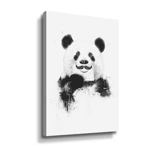 'Funny panda' by Balazs Solti Canvas Wall Art