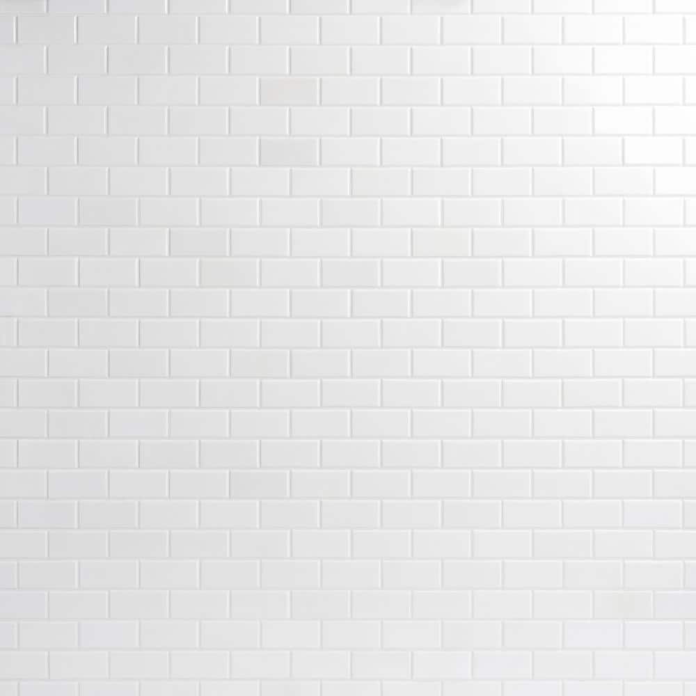Ivy Hill Tile White Thassos Brick Joint 12 in. x 12 in. Polished Marble  Mosaic Tile EXT3RD104829 - The Home Depot