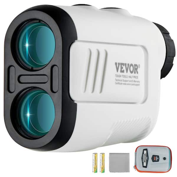 VEVOR Golf Rangefinder 650 Yards Laser Golfing Hunting Range Finder 6X Magnification Distance Measuring Golfing Accessory