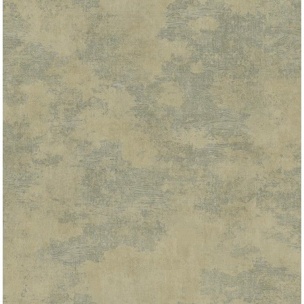 Seabrook Designs Glisten Texture Metallic Greige and Ivory Faux Paper Strippable Roll (Covers 56.05 sq. ft.)