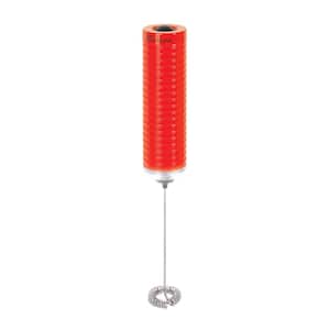 Milk Frother Red with LED Light
