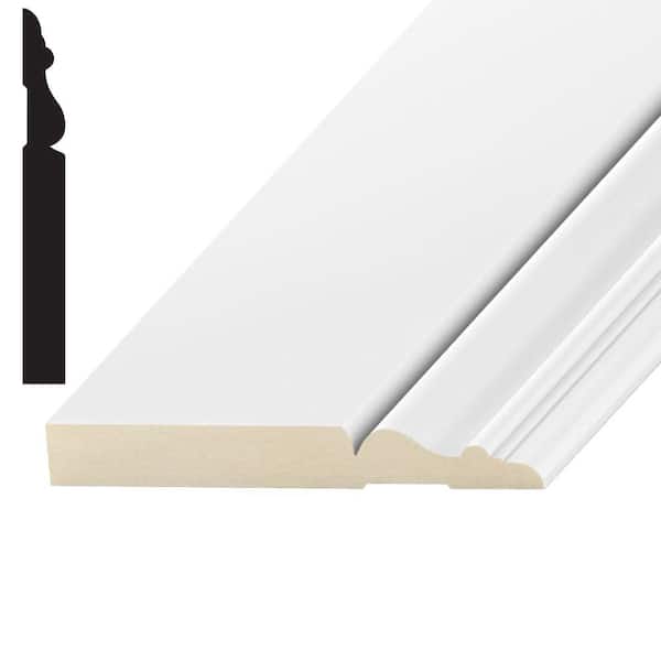 Kelleher Victorian 9/16 in. x 5-1/4 in. MDF Base Moulding