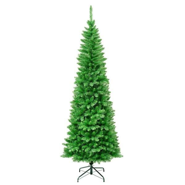 National Tree Company First Traditions 7.5 ft. Rowan Pencil Slim Artificial Christmas Tree
