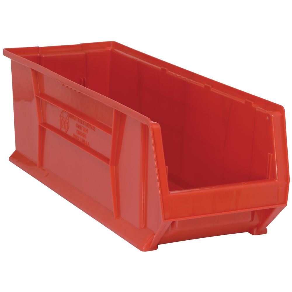 30 in. Hulk 28.45 qt. Stack Bin in Red(4-Pack) price history on PriceWatchPro