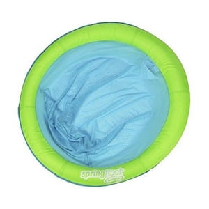 Light Blue and Green Spring Float Papasan Floating Seat