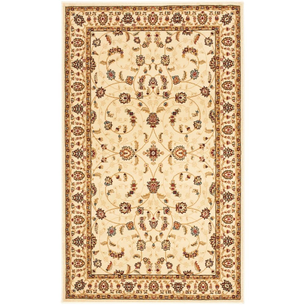 Majesty 3 ft. x 5 ft. Cream Oriental Floral Area Rug price history on PriceWatchPro