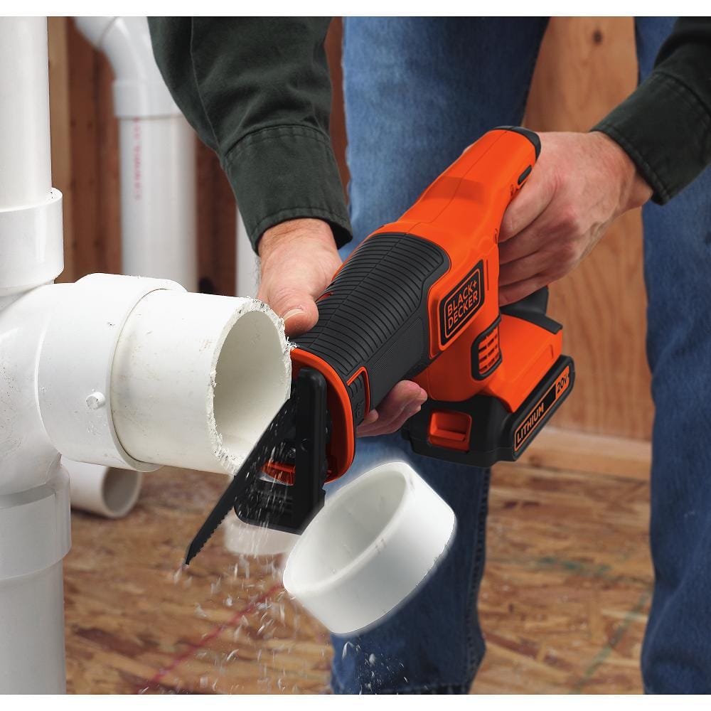 20V Orange and Black Lithium-Ion Cordless 4-Tool Combo Kit
