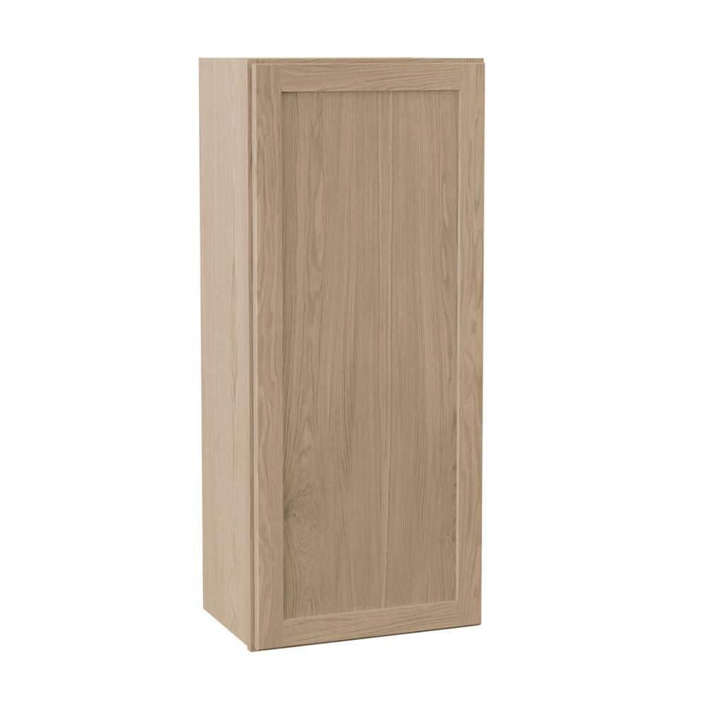 Sinclair 18 in. W x 12 in. D x 42 in. H Assembled Wall Cabinet in Shaker Light Oak price history on PriceWatchPro