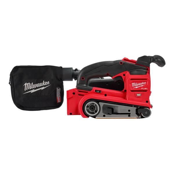 Milwaukee M18 FUEL 18 Volt Lithium Ion Cordless Belt Sander Tool Only 2832 20 The Home Depot