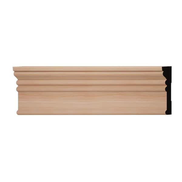 Ekena Millwork MRB3 0.69 in. D x 3.25 in. W x 6 in. L Wood (Cherry) Casing Sample