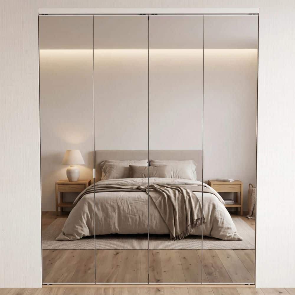 Impact Plus 60 in. x 80 in. Polished Edge Mirror Solid Core MDF
