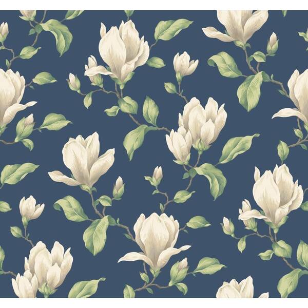 York Wallcoverings Magnolia Branch Wallpaper