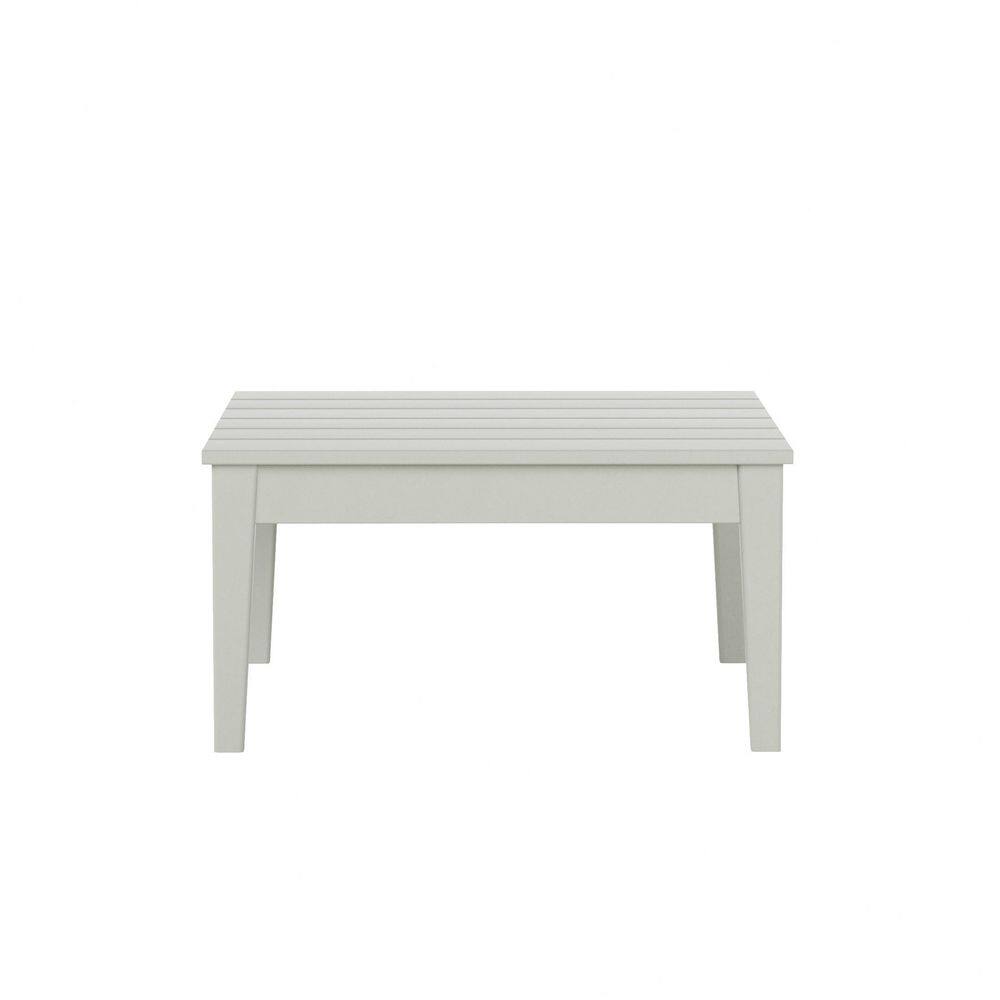 Shoreside Sand HDPE 32" Square Outdoor Cocktail Table