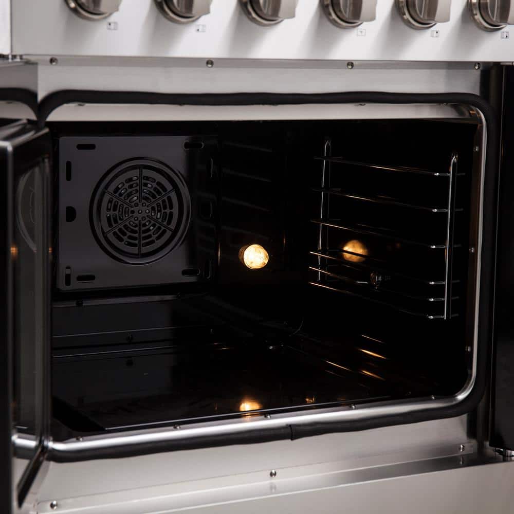 Galiano 30-inch Stainless Steel French Door Electric Range with Air Fryer