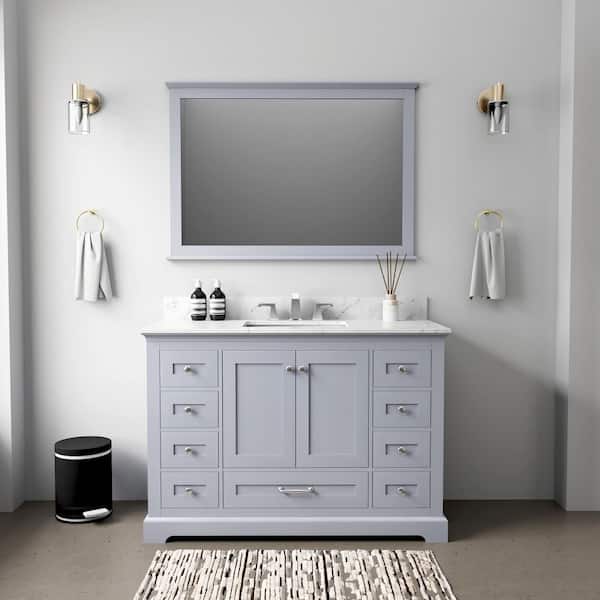 Dukes 48 in. W x 22 in. D Dark Grey Single Bath Vanity without Top