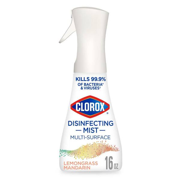 Clorox 16 oz. Lemongrass Mandarin Scent Sanitizing Multi-Surface Disinfecting Mist Spray