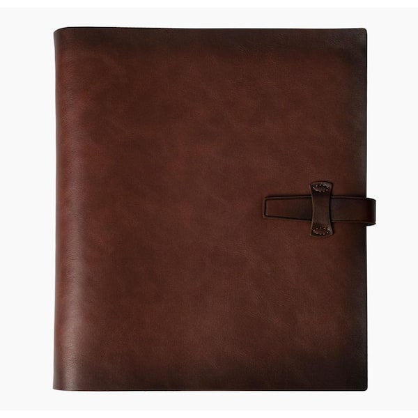 Classic Series Brown 4 x 6 Genuine Leather 200-Pocket Photo Album