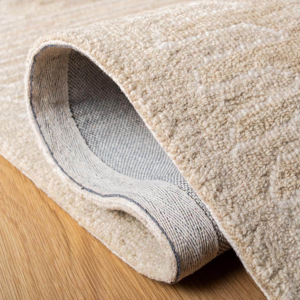 Capri Beige Hand-Tufted Wool 9' x 12' Area Rug