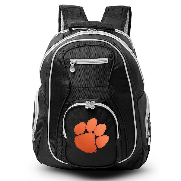 NCAA Clemson Tigers 19 in. Black Trim Color Laptop Backpack