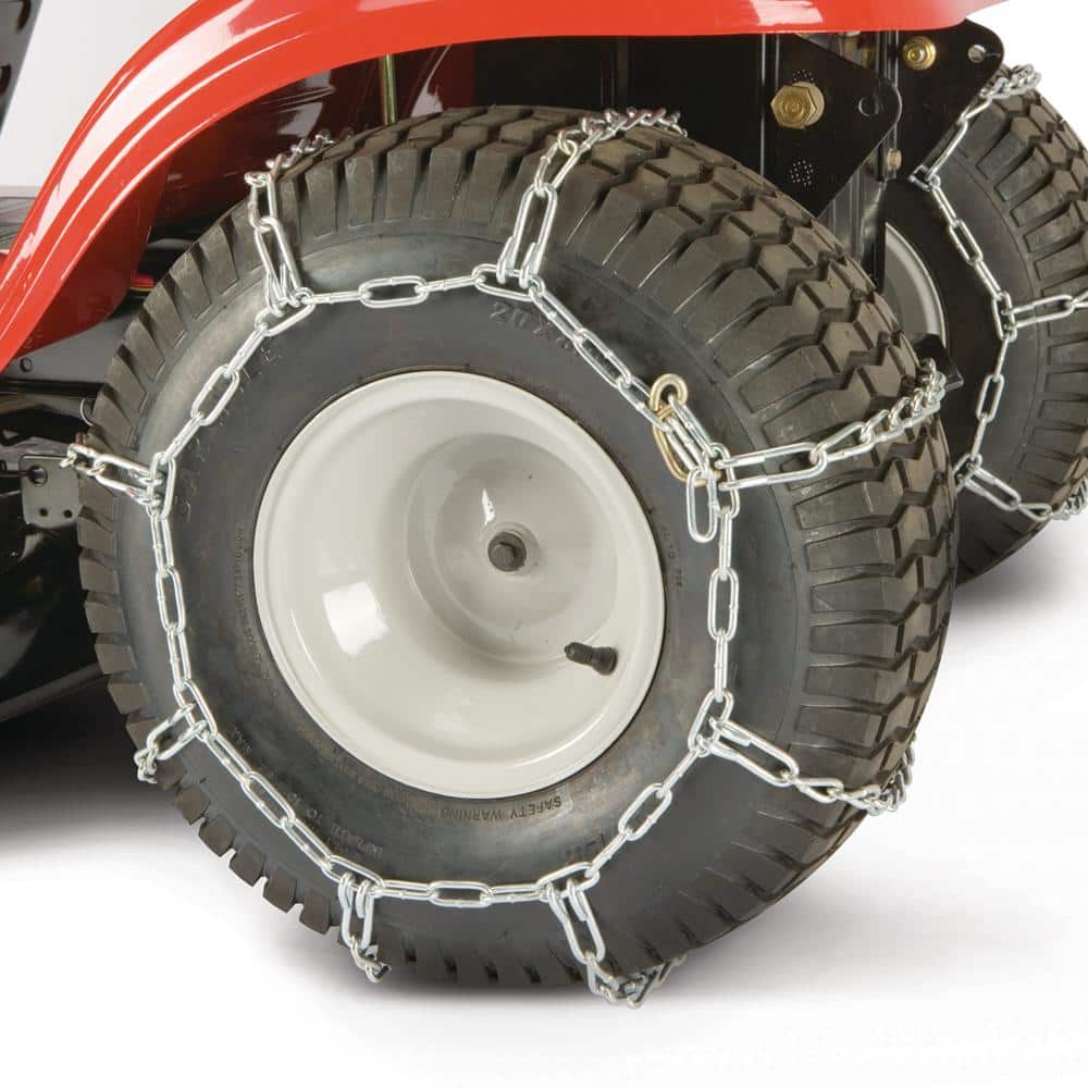 Arnold Tractor Tire Chains For 20 In X 8 In Wheels Set Of 2 490 241 0023 The Home Depot
