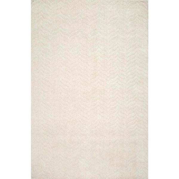 nuLOOM Lundberg Geometric Ivory 10 ft. x 14 ft. Area Rug