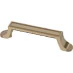 Structured Column 3-3/4 in. (96 mm) Center-to-Center Champagne Bronze Drawer Pull
