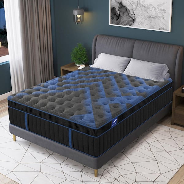 Queen Size Medium Firm Hybrid Gel Memory Foam 14 in. Mattress