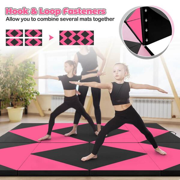 Upgraded Folding Exercise newest Mat for Home Indoor Outdoor Gym Fitness Yoga