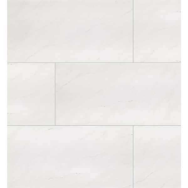 MSI Aria Ice 24 in. x 48 in. Polished Porcelain Floor and Wall Tile (16 sq. ft./Case)