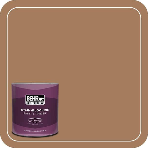 BEHR ULTRA 1 qt. #N250-5 Ancient Pottery Extra Durable Eggshell Enamel Interior Paint & Primer