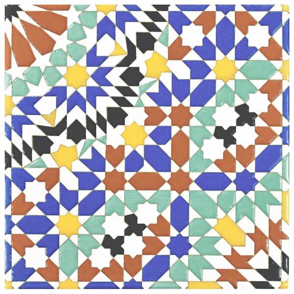 Merola Tile Sevillano Andalusia 7-7/8 in. x 7-7/8 in. Ceramic Wall Tile (11.0 sq. ft./Case)