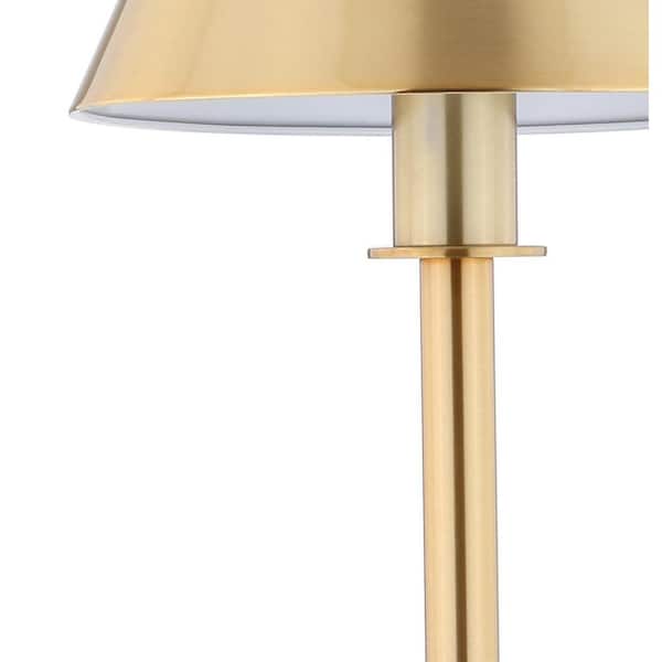 Jonathan Y Roxy 26 In Brushed Brass, Roxy Brushed Steel Table Lamp