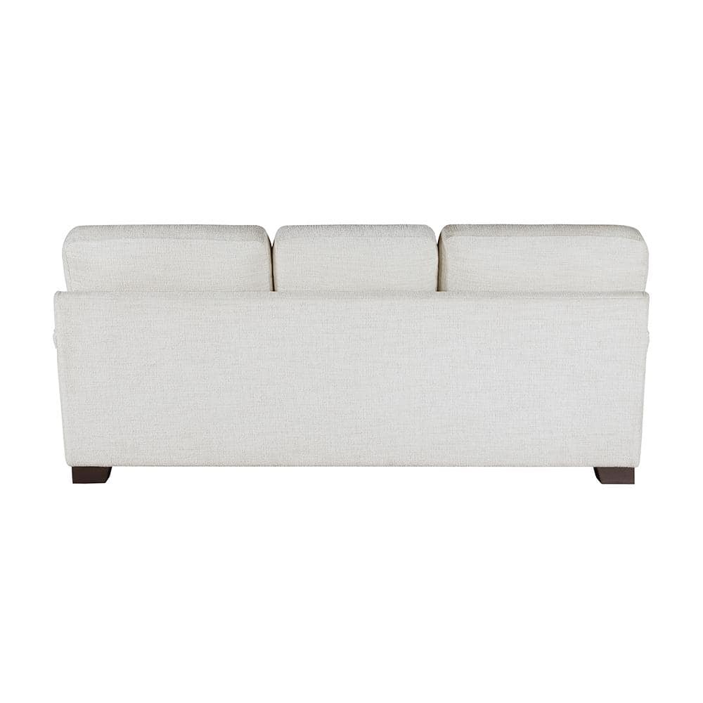 Beige Chenille Lawson Sofa with Removable Cushions