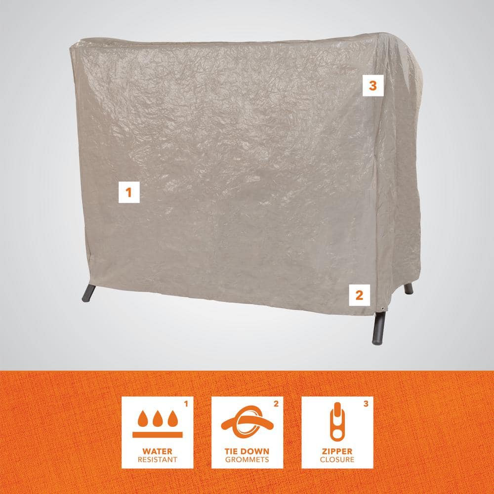 Gray Climate Resistant Outdoor Furniture Cover