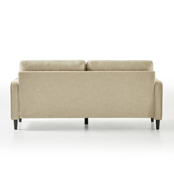 Zinus Benton 3-Seat Beige Upholstered Sofa USSBTF-3BG - The Zinus Benton 3-Seat Beige Upholstered Sofa USSBTF-3BG - The