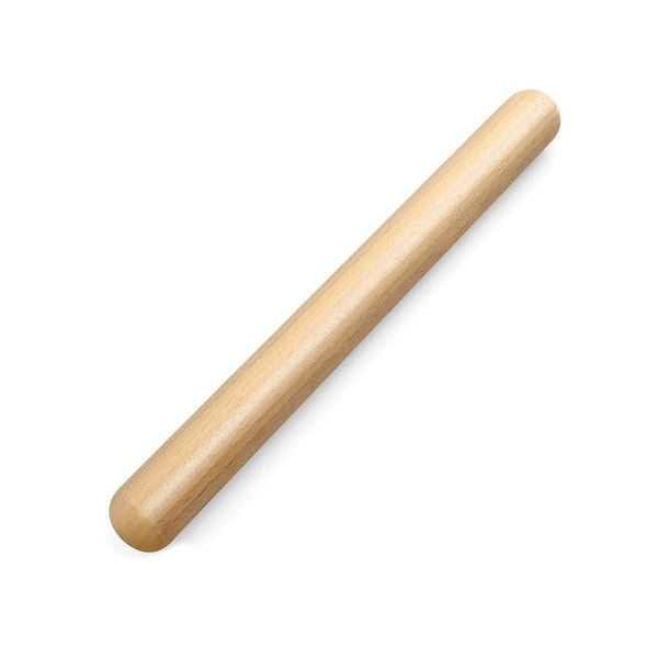 11.5 Inch Natural Wood Rolling Pin Smooth Finish Kitchen Dough Roller for Baking Fondant Pizza Pastry Cookie