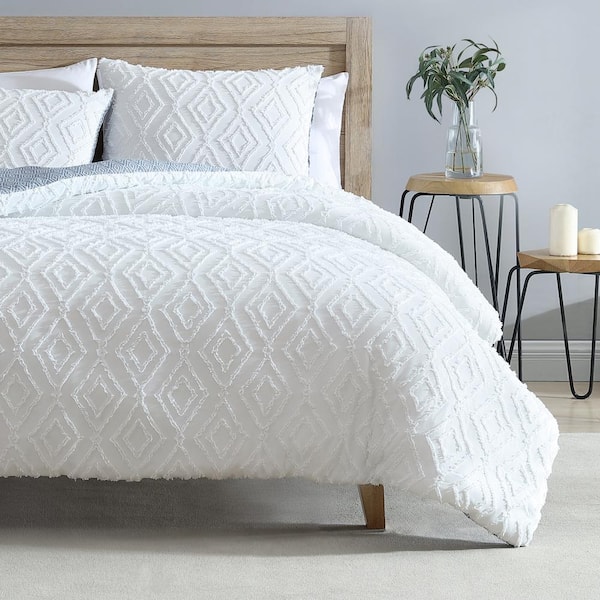 French Connection Hanwell Clipped Jacquard White 3-Piece