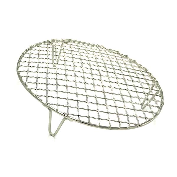 304 Stainless Steel Round Canning and Cooling Rack with 2 in Tall Legs, 8.25 in Diameter, Oven Safe