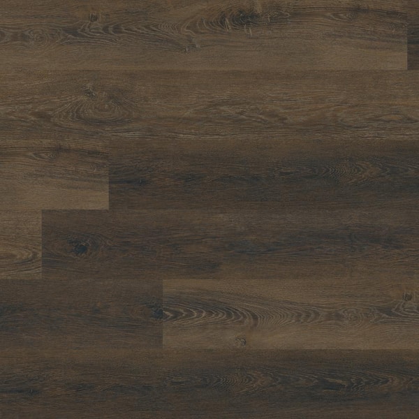 Take Home Sample - 7 in. x 7 in. Woodland Aged Walnut Rigid Core Click Lock Luxury Vinyl Plank Flooring
