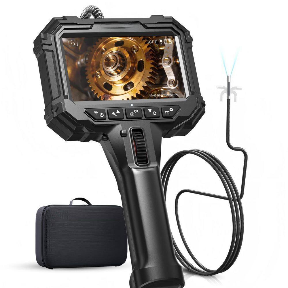 Two-Way Articulating Borescope, 5 in. Industrial Endoscope Camera with Light for Automotive Engine, HVAC, Mechanical price history on PriceWatchPro
