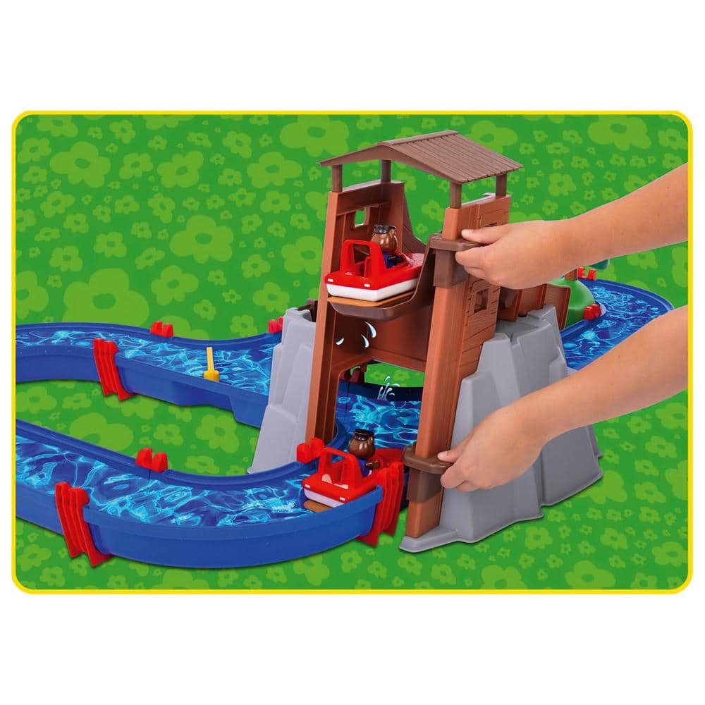 AdventureLand Blue and Brown Plastic Water Playset