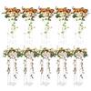 VEVOR 10-Piece 23.6 in. 60 cm High Wedding Flower Stand with Acrylic Laminate Acrylic Vase Column Geometric Centerpiece Stands HLHJLFTJXKTLPNM7WV0