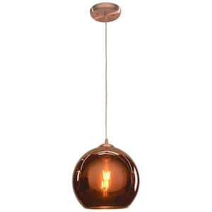 Glow 1-Light Brushed Copper Pendant