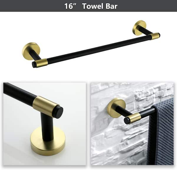 Hardware Resources OTDTHSS-R Over The Door Towel Bar