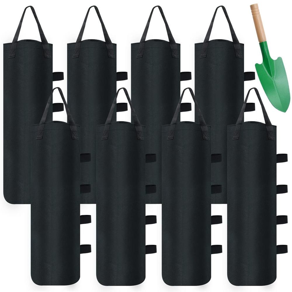 Angel Sar Black Canopy Weights Sandbags with Sand Shovel for Pop Up ...